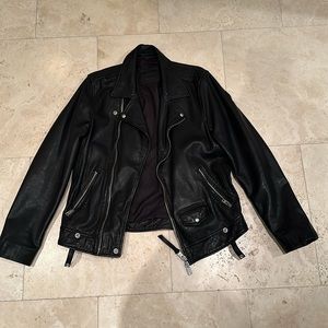AllSaints Leather Biker Jacket